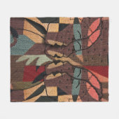 Couverture Polaire Tapisserie africaine (Devant (Horizontal))