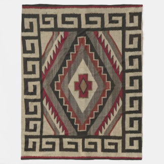 COUVERTURE POLAIRE TAPISSERIE ANTIQUE INDIENNE NAVAJO
