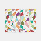 Couverture Polaire Tapisserie aux couleurs Abstraites (Devant (Horizontal))