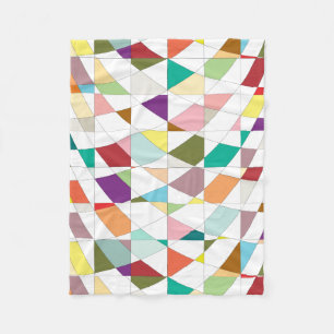 Couverture Polaire Tapisserie aux couleurs Abstraites