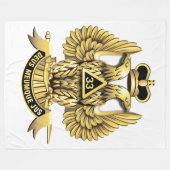 Couverture Polaire Tapisserie Mason 33 degrés (Devant (Horizontal))