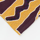 Couverture Polaire "Tapisserie tribale" : (Coin)