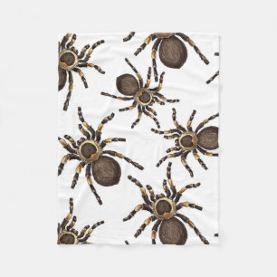 Couverture Polaire Tarantula sur blanc