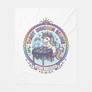Couverture Polaire Tarot de Licorne Lecteur de Licorne T-shirt drôle