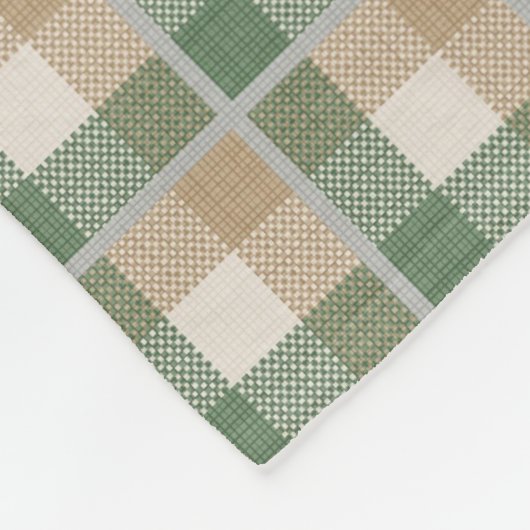 Couverture Polaire Tartan (Coin)