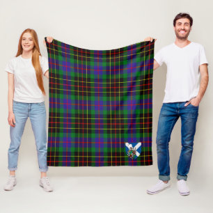 Couverture Polaire Tartan à carreaux de chasse de Scotts Brodie