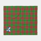 Couverture Polaire Tartan à carreaux moderne Scotts Baxter (Devant (Horizontal))