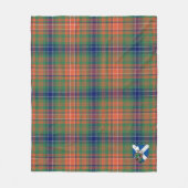 Couverture Polaire Tartan à carreaux Scotts Wilson (Devant)