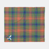 Couverture Polaire Tartan à carreaux Scotts Wilson (Devant (Horizontal))