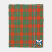 Couverture Polaire Tartan antique MacGregor de Scotts (Devant)