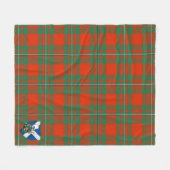 Couverture Polaire Tartan antique MacGregor de Scotts (Devant (Horizontal))