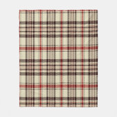 Couverture Polaire Tartan Brown (Devant)