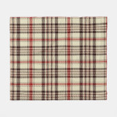 Couverture Polaire Tartan Brown (Devant (Horizontal))