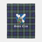 Couverture Polaire Tartan Clan Arbuthnot (Devant)
