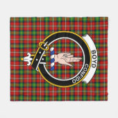 Couverture Polaire Tartan Clan Boyd (Devant (Horizontal))
