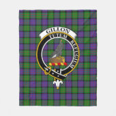 Couverture Polaire Tartan Clan Gillon (Devant)