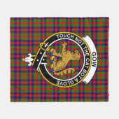 Couverture Polaire Tartan Clan Gow (Devant (Horizontal))