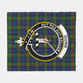 Couverture Polaire Tartan Clan Gunn (Devant (Horizontal))