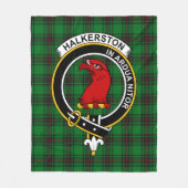 Couverture Polaire Tartan Clan Halkerston (Devant)