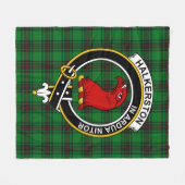 Couverture Polaire Tartan Clan Halkerston (Devant (Horizontal))