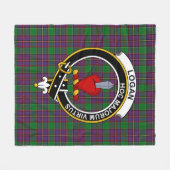 Couverture Polaire Tartan Clan Logan (Devant (Horizontal))
