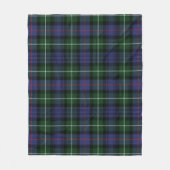 Couverture Polaire Tartan Clan MacKenzie Plaid vert pourpre (Devant)