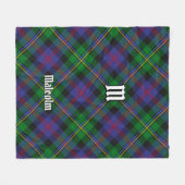 Couverture Polaire Tartan Clan Malcolm (Devant (Horizontal))