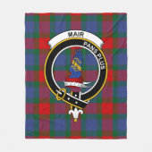 Couverture Polaire Tartan Clan Mar (Devant)