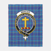 Couverture Polaire Tartan Clan Mercer (Devant)