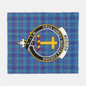 Couverture Polaire Tartan Clan Mercer (Devant (Horizontal))