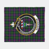 Couverture Polaire Tartan Clan Morrison (Devant (Horizontal))