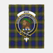 Couverture Polaire Tartan Clan Muir (Devant)