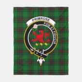 Couverture Polaire Tartan Clan Primrose (Devant)