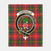 Couverture Polaire Tartan Clan Somerville (Devant)