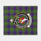 Couverture Polaire Tartan Clan Whitefoord (Devant (Horizontal))