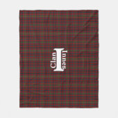 Couverture Polaire Tartan classique Clan Innes (Devant)