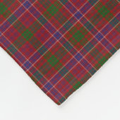 Couverture Polaire Tartan classique rouge de MacRae de clan écossais (Coin)