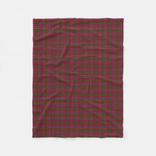 Couverture Polaire Tartan classique rouge de MacRae de clan écossais