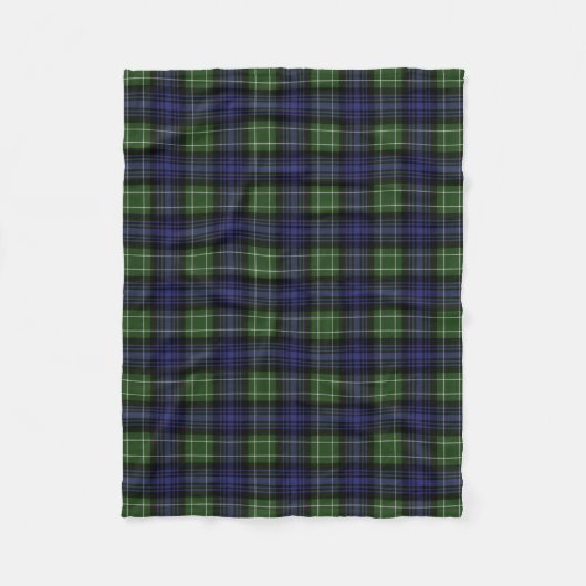 Couverture Polaire Tartan d'Abercrombie de clan (Devant)