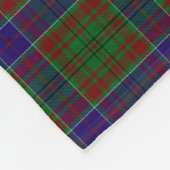 Couverture Polaire Tartan d'Adams de clan (Coin)