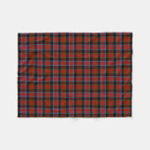 Couverture Polaire Tartan d'Alexandre de clan (Devant (Horizontal))