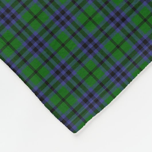 Couverture Polaire Tartan d'Austin de clan (Coin)