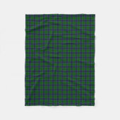Couverture Polaire Tartan d'Austin de clan (Devant)