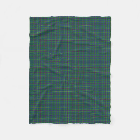 Couverture Polaire Tartan de Bailey de clan (Devant)