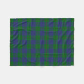 Couverture Polaire Tartan de Barclay de clan (Devant (Horizontal))