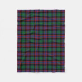 Couverture Polaire Tartan de chasse d'Alexandre de clan (Devant)