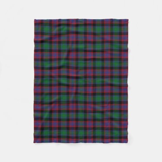 Couverture Polaire Tartan de chasse d'Alexandre de clan (Devant)