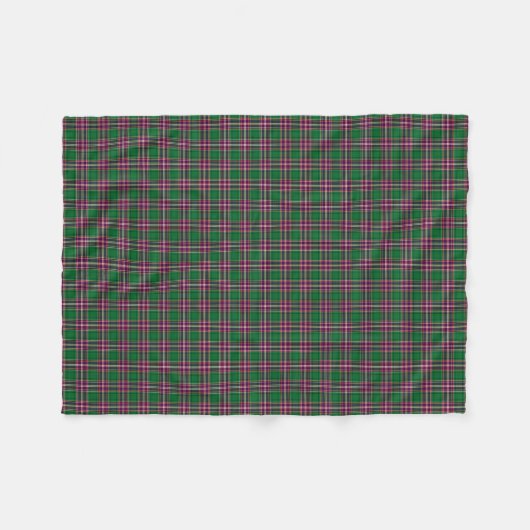 Couverture Polaire Tartan de chasse de MacFarlane de clan (Devant (Horizontal))