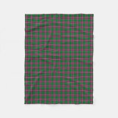 Couverture Polaire Tartan de chasse de MacFarlane de clan (Devant)
