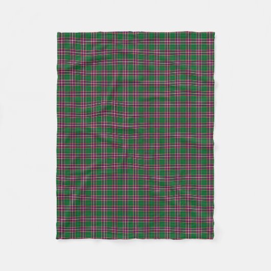 Couverture Polaire Tartan de chasse de MacFarlane de clan (Devant)